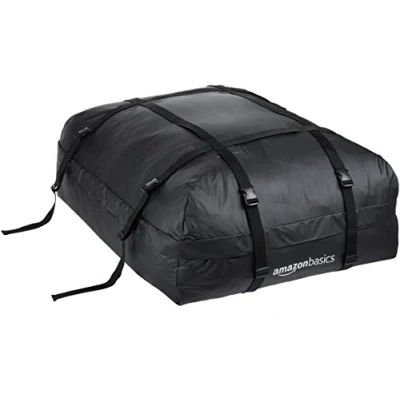 Abbildung von Amazon Basics Dachgepäckträger Tasche, Schwarz, 425 l