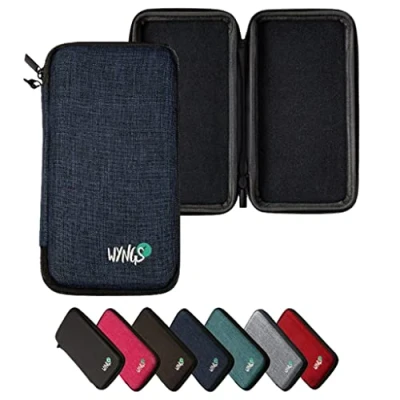 Abbildung von WYNGS Schutztasche Blau kompatibel mit Casio FX 991DE CW/Casio X wissenschaftlicher ClassWiz Rechner