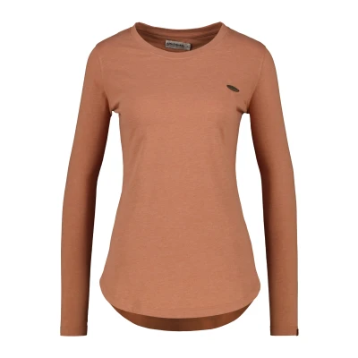 Abbildung von alife &amp; kickin Leaak A Langarmshirt, Damen, Größe: XS, Italian clay melange