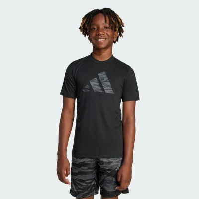 Abbildung von adidas Sportswear Tshirt print für Kinder, Größe: 176, Black