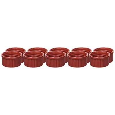 Abbildung von neoLab E 1681 Schraubkappen GL 45 aus PP, geschlossen, Rot (10 er Pack)