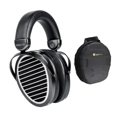 Abbildung von HIFIMAN Edition XS Über Ohr Planar Magnetische Kopfhörer + Reiseetui für Combo, Schwarz