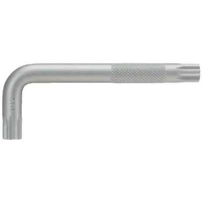Abbildung von KS TOOLS 151.4105 Winkelschraubendreher Außenvielzahn, Innenvielzahn 31, 93mm M10 gerändelt