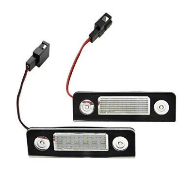Abbildung von AUTO STYLE Satz LED Nummerschildbeleuchtung kompatibel mit Skoda Octavia &amp; Roomster 2004 2013