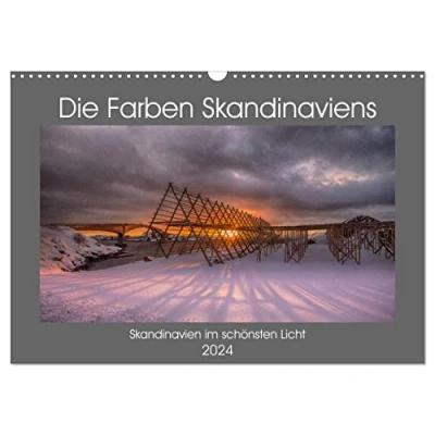 Abbildung von Die Farben Skandinaviens (Wandkalender 2024 DIN A3 quer), CALVENDO Monatskalender: Eindrucksvolle Lichtstimmungen (CALVENDO Natur)