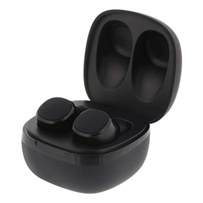 Abbildung von DELTACO TWS 001 Bluetooth 5.0, wireless In Ear Kopfhörer (Ladecase, bis zu 5 Stunden Musikwiedergabe)