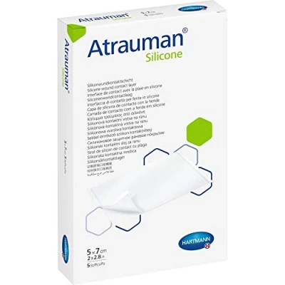 Abbildung von Atrauman Silicone Steril 5x7 Cm Kompressen 10 St