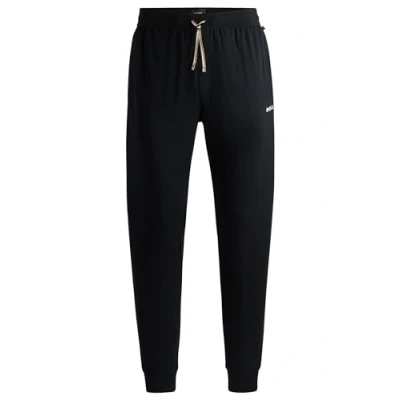 Abbildung von BOSS Unique Pants CUFF Nachtwäsche Hose, Herren, Größe: Medium, Black