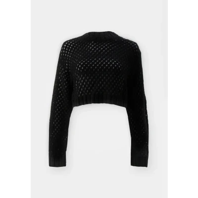 Abbildung von ONLY Onlsmilla Short Strickpullover, Damen, Größe: XS, Black