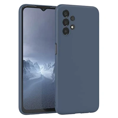 Abbildung von EAZY Case Silikonhülle für Samsung Galaxy A13 (4G) Hülle Silikon Blau weich stoßfeste Handyhülle Schutzhülle mit Kameraschutz Dünn Premium Schutz Cover Bumper in Petrol