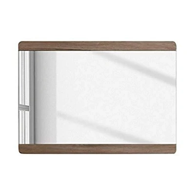 Abbildung von trendteam Wandspiegel, Garderobenspiegel Dekospiegel Spiegel Braun 90x64x4cm