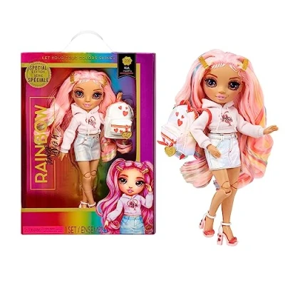 Abbildung von Rainbow High Junior Special Edition Doll Kia Hart (Pink), Modepuppe, Weiblich, 4 Jahr(e), Mädchen, 230 mm, Mehrfarbig
