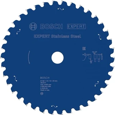 Abbildung von Bosch RUNDSAVKLINGE 192X20MM 38T EXP STAINLESS