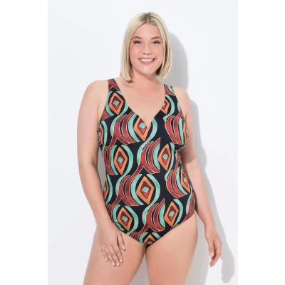 Abbildung von Ulla Popken Badeanzug, Damen, Größe: 50, Black