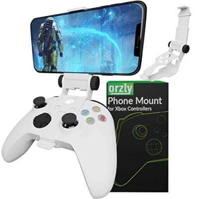 Abbildung von Xbox Series X Controller Mobile Gaming Clip, Telefonhalterung Verstellbare Klemme Kompatibel mit XS, One, One S, Robot Weiß