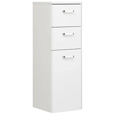 Abbildung von PELIPAL Quickset 359 Highboard, Holzdekor, Weiß Hochglanz, 33,0 x 30,0 90 cm