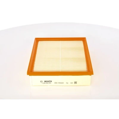 Abbildung von BOSCH F 026 400 555 Luftfilter 63 232 284 Filtereinsatz VOLKSWAGEN: Polo V Schrägheck, AUDI: A1 Sportback, SKODA: Rapid Spaceback