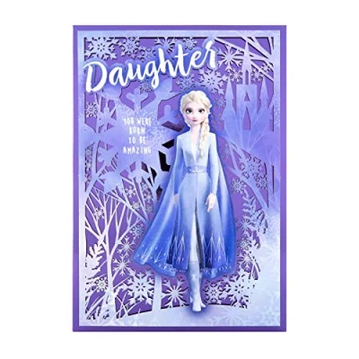 Abbildung von Hallmark Weihnachtskarte für Tochter Disney Frozen 2 Design