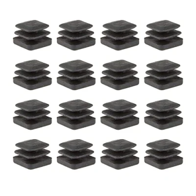 Abbildung von 16x Lamellenstopfen Vierkantrohrstopfen Schutzkappen Kappen Kunststoff Stopfen Endstopfen (10 x 10 mm, Quadratisch)