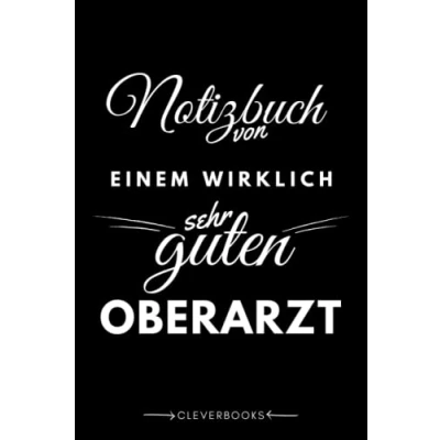 Abbildung von Notizbuch für den Oberarzt: personalisierte Geschenk Idee Männer, die im OP das Sagen haben