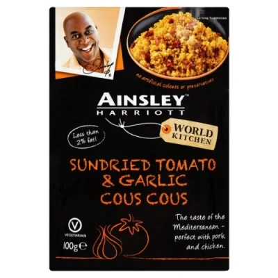 Abbildung von Ainsley Harriott getrockneten Tomaten &amp; Knoblauch Cous 6x100g