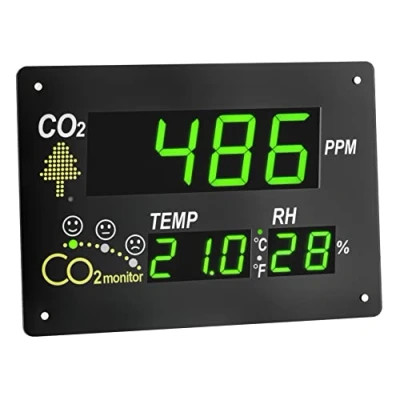 Abbildung von TFA Dostmann AIRCO2NTROL OBSERVER, Kohlenstoffmonoxid, Schwarz, Kunststoff, LED, AC, 100 240 V