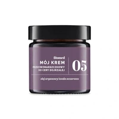 Abbildung von Fitomed Naturkosmetik Gesichtscreme für Reife Haut 55g Vegan Feuchtigkeitscreme Gesicht mit Arganöl und Hyaluronsäure Antifalten Regeneration