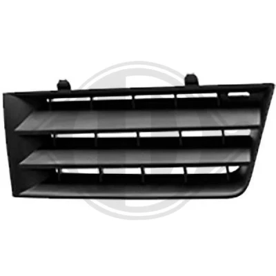 Abbildung von DIEDERICHS 4464042 Kühlergrill rechts schwarz RENAULT: MEGANE 2, 2 Kombi, Coupe Cabriolet