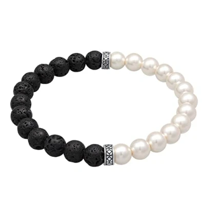 Abbildung von Kuzzoi MIX Armband, Herren, Größe: 19, Silber