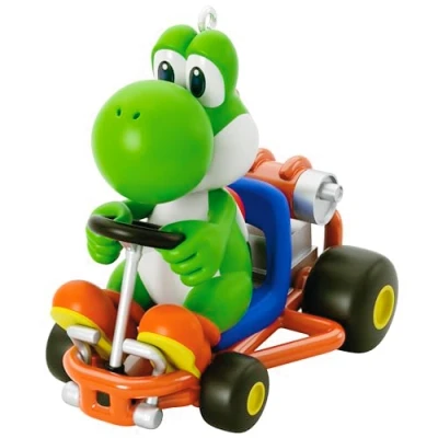 Abbildung von Hallmark Keepsake Weihnachtsdekoration, Nintendo Mario Kart Yoshi, Geschenke für Spieler