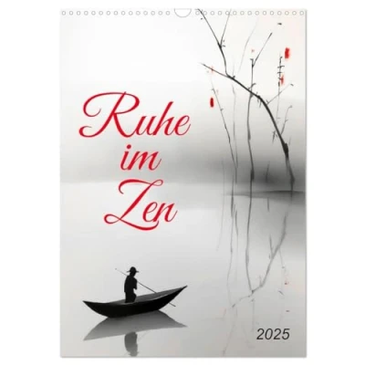 Abbildung von Ruhe im Zen (Wandkalender 2025 DIN A3 hoch), CALVENDO Monatskalender