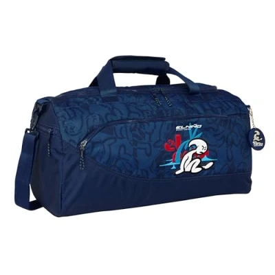Abbildung von Safta El Niño Paradise Sporttasche, Rucksack, ideal für Kinder verschiedener Altersgruppen, bequem und vielseitig, Qualität Widerstandsfähigkeit, 50 x 25 cm, marineblau, Estándar,
