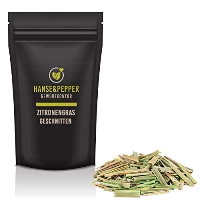 Abbildung von 250g Zitronengras geschnitten Lemongras natürlich vom Hanse&amp;Pepper Gewürzkontor Gourmet Serie