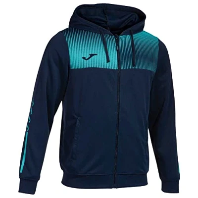 Abbildung von Joma Herren Mit Mann Eco Supernova Kapuzenjacke, Marineblau, Neon türkis, 8 9 Jahre EU