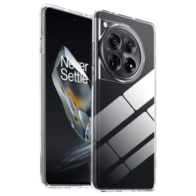 Abbildung von Rojeuinn Hülle für OnePlus 12 5G Handyhülle,Weiche TPU Silikon Stoßfest Schutzhülle Handy Case Transparente