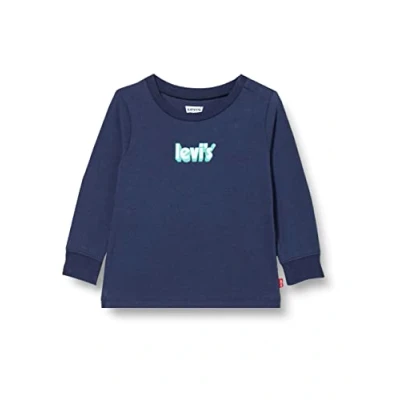Abbildung von Levi&#039;s Kids long sleeve cozy tee shirt Baby Jungen Naval Academy 12 Monate