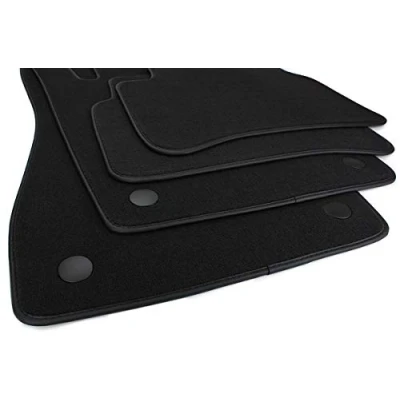 Abbildung von kfz premiumteile24 Fußmatten Velours Kompatibel mit E Klasse W211 S211 T Modell Baujahr 03/2002 10/2009 Automatten Stoffmatten Premium Qualität Autoteppiche Schwarz