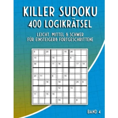 Abbildung von Killer Sudoku Rätselbuch: Rätselheft mit 400 Summen Variationen in Leicht bis Schwer
