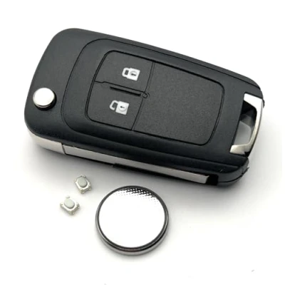Abbildung von Automobile Locksmith Kit für Opel Insignia Astra Mokka 2 Tasten Klappschlüssel Gehäuse Schalter Batterie