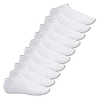 Abbildung von Footstar Herren &amp; Damen Sneaker Socken (10 Paar), Kurze Sportsocken aus Baumwolle Sneak It! Weiß 39 42