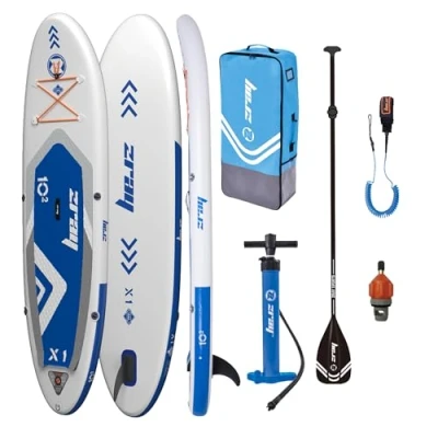 Abbildung von zray Inflatable SUP Board X1 Stand Up Paddle Komplettset 310x81x15 cm, Allround, (Komplettset, 6 tlg), inkl. Zubehör