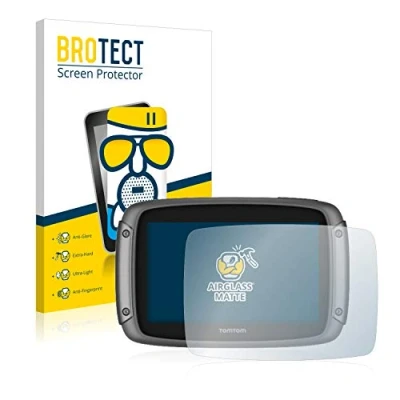 Abbildung von BROTECT Entspiegelungs Schutzglas für TomTom Rider 50 Schutz Folie Panzerfolie Glas Matt [Extrem Kratzfest 9H, Anti Reflex, Fingerprint]