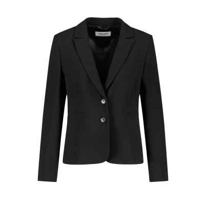 Abbildung von Gerry Weber Langarm GEFÜTTERT Klassischer MIT Reverskragen Blazer schwarz, Damen, Größe: 36, Schwarz