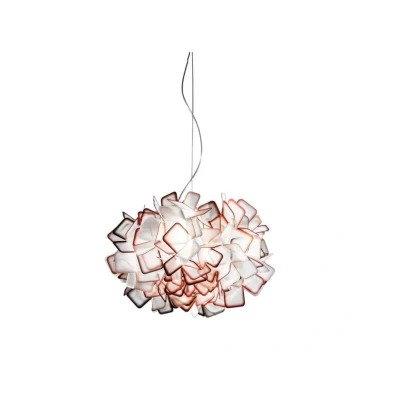 Abbildung von Slamp Clizia Designer Pendelleuchte, orange