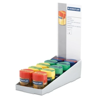 Abbildung von STAEDTLER 511 006 Einfach Spitzdose 10 Stück farbig sortiert