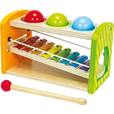 Abbildung von Eichhorn Spielzeug Musikinstrument Color, Xylophon Klopfbank, aus Holz