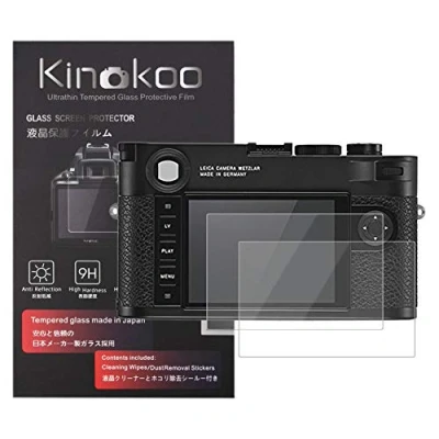 Abbildung von kinokoo Gehärtetes Glas für Leica M10/M10 P Kristallklarer Film M10 Displayschutzfolie Blasenfrei/Kratzfest(2er Pack)