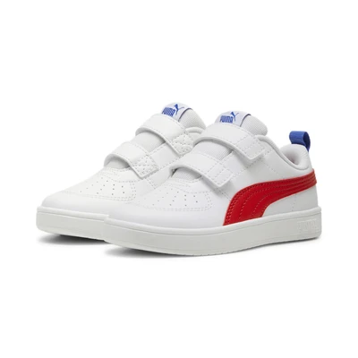 Abbildung von PUMA Rickie V Sneakers Kinder White For All Time Red Dazzling Blue