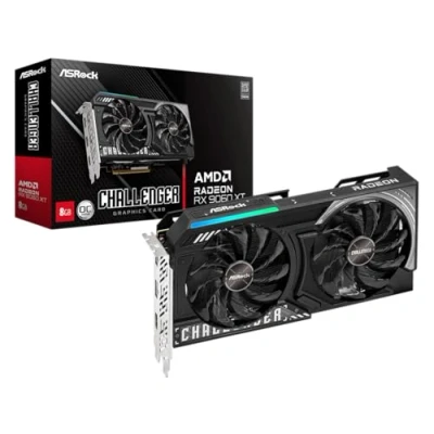 Abbildung von ASRock Radeon RX 9060 XT 8GB Challenger OC Grafikkarte GDDR6, 2x HDMI, DP