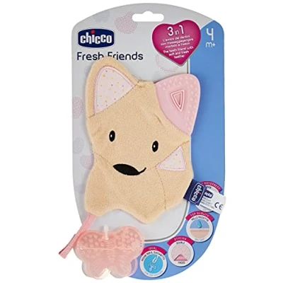 Abbildung von Chicco 00002583100000 Softtierchen Fresh Friends Mit Abnehmbarem Beissring Girl, rosa
